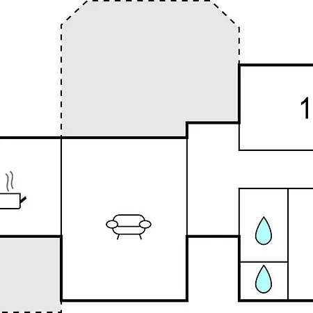 Tolles Haus Mit 2 Schlafzimmern In Ferienhaus